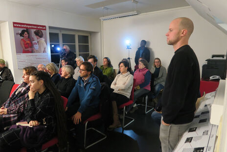 Publikum bei den Lesungen