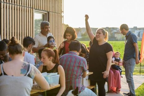 BesucherInnen hatten viel Spaß beim gemeinsamen Fest