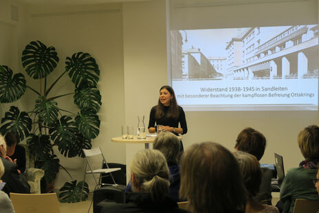 Vortrag bei der Präsentation der Forschungsergebnisse 