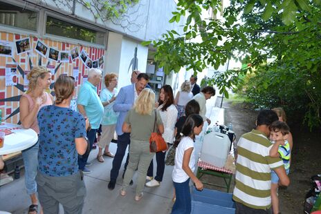 Auch der Bezirksvorsteher von Favoriten war zu Besuch beim Sommerfest