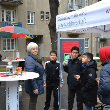 Groß und Klein beim Winterzauber