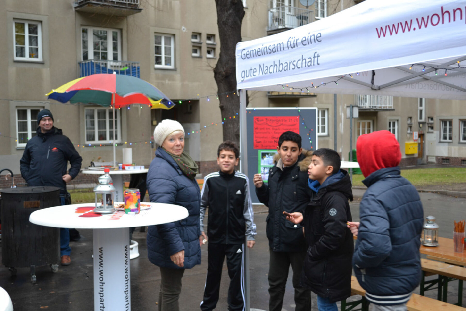 Groß und Klein beim Winterzauber