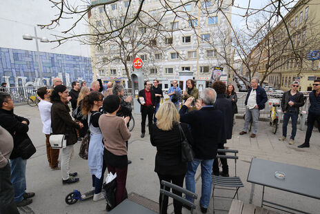 Großes Interesse an der Falco "Spurensuche".