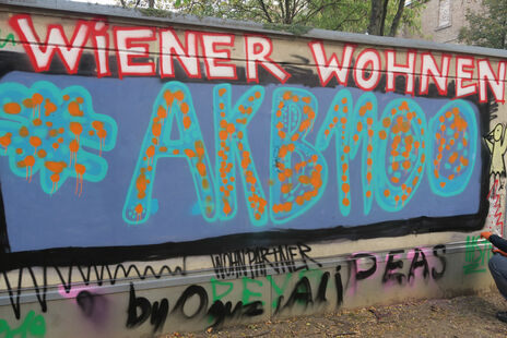 Ergebnis des Graffiti-Workshops