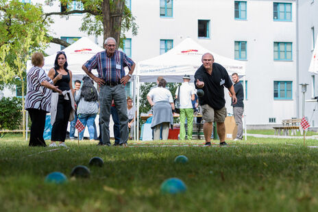 Boccia-Spieler