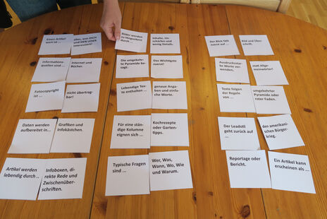 Ergebnis der Gruppenarbeit