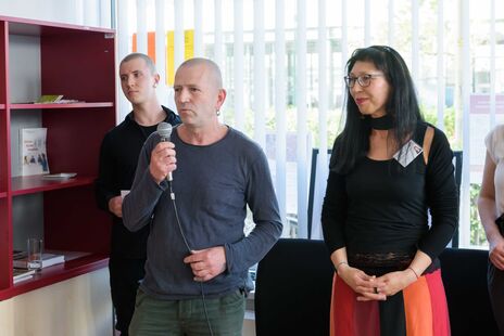 Vorstellung Werke durch Künstler