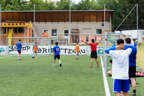 Viele Emotionen beim Spiel