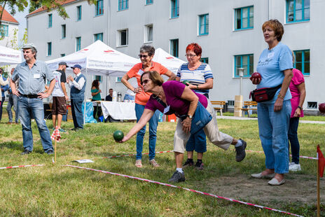 Viel sportliches Engagement beim Boccia