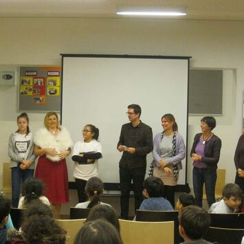 BewohnerInnen bei der Filmpräsentation