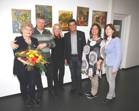 Robert Hum stellte unter dem Titel "Farben der Natur" seine farbenfrohen und detailreichen Bilder aus.