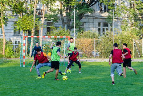 Der Gemeindebaucup 2017 in der Jugendsportanlage Venediger Au.