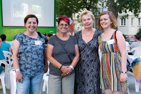 BesucherInnen bei der Veranstaltung