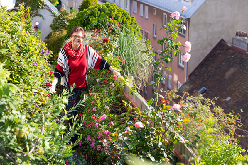 Heidi Langmann, Gewinnerin der Kategorie „Terrasse“ 2019