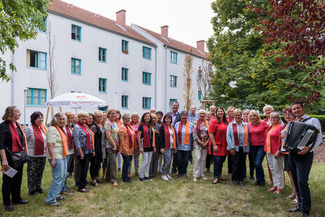 1. Wiener Gemeindebauchor beim Boccia-Turnier