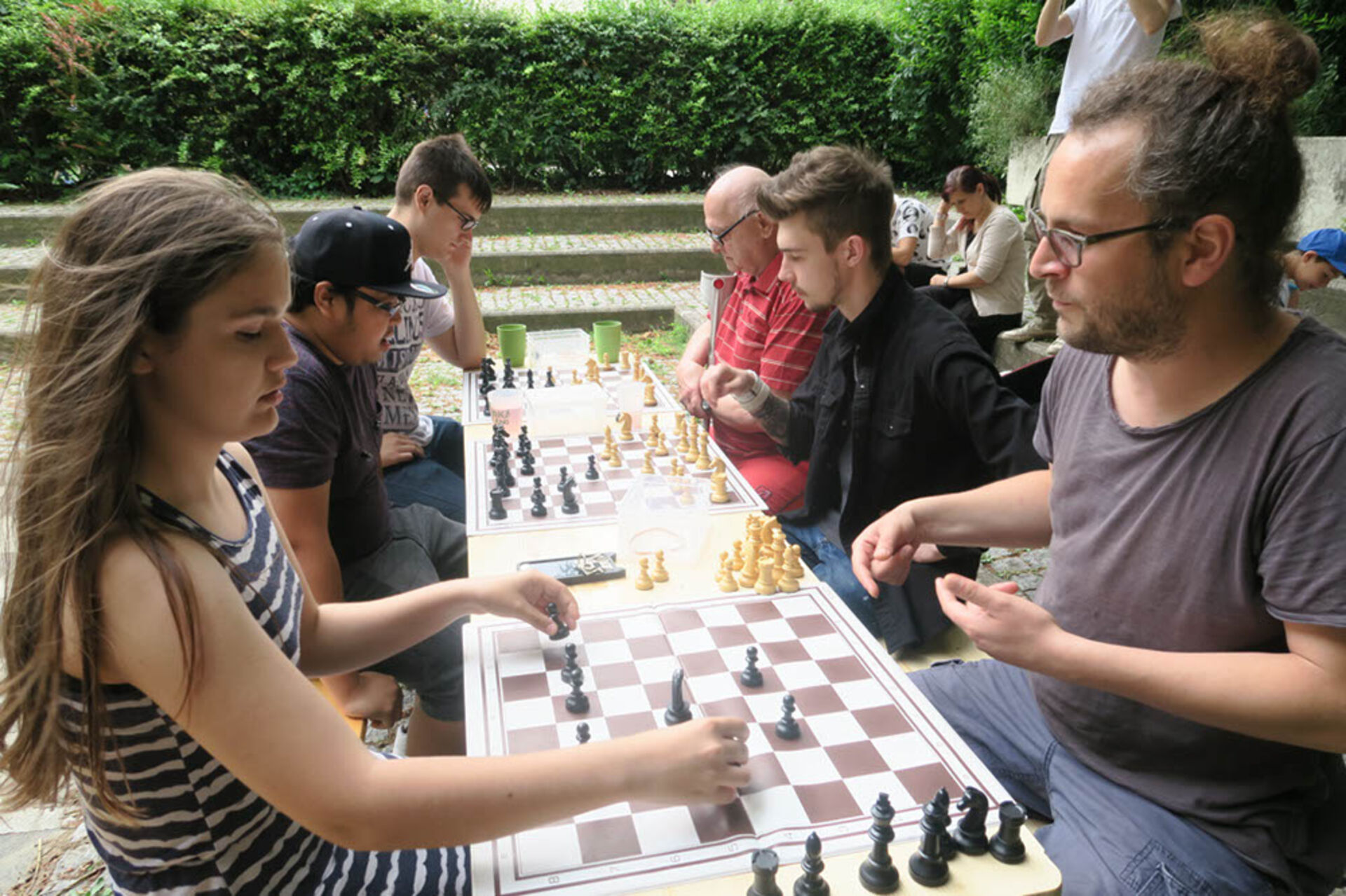 Der große Schach-Showdown der Generationen. 