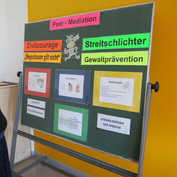 Mediatorin von wohnpartner beim Workshop