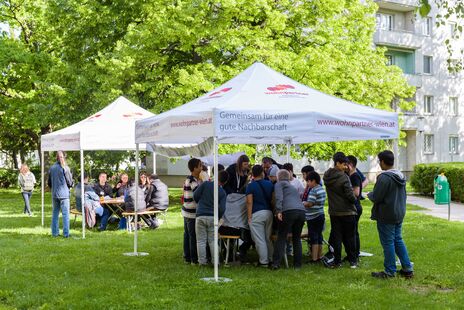 Zahlreiche BesucherInnen beim Müllfest