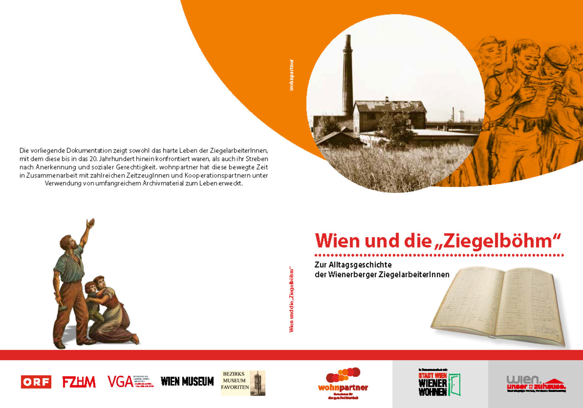 Buchcover "Wien und die Ziegelböhm" - Zur Alltagsgeschichte der Wienerberger ZiegelarbeiterInnen