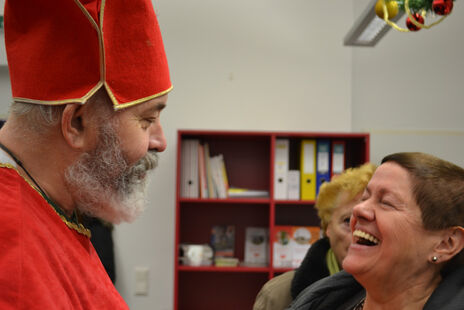 Nikolo zu Besuch beim Jahresausklang