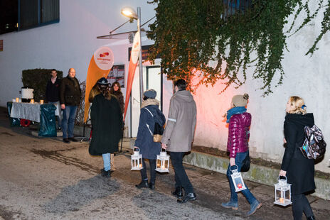 Wanderung durch die Wohnhausanlage