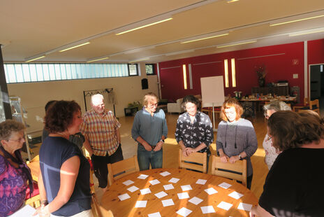 Gruppenarbeit beim Workshop