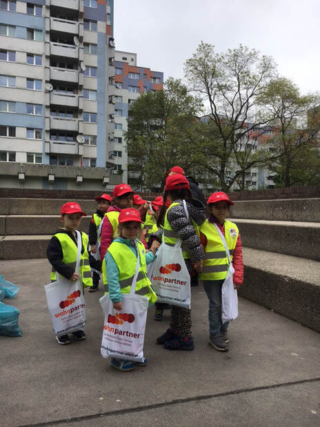 Die Kleinen bei der Arbeit.