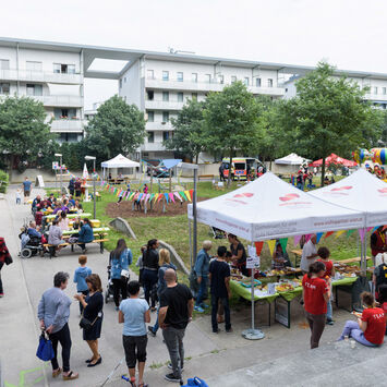 Buntes Treiben am Sommerfest