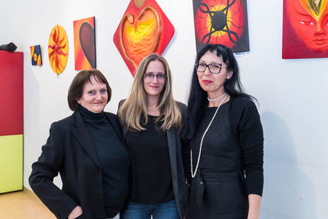 Das Künstlerinnen Mutter-Tochter-Duo Michelle und Simone Teresa Haintz.