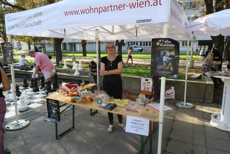 Stand der Kreativwerkstatt