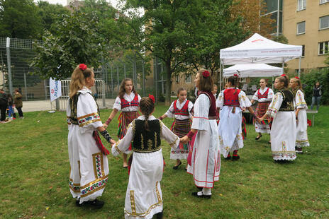 Die Tanzgruppe aus der Region Bosnien/Kroationen zeigte eine weitere Einlage.