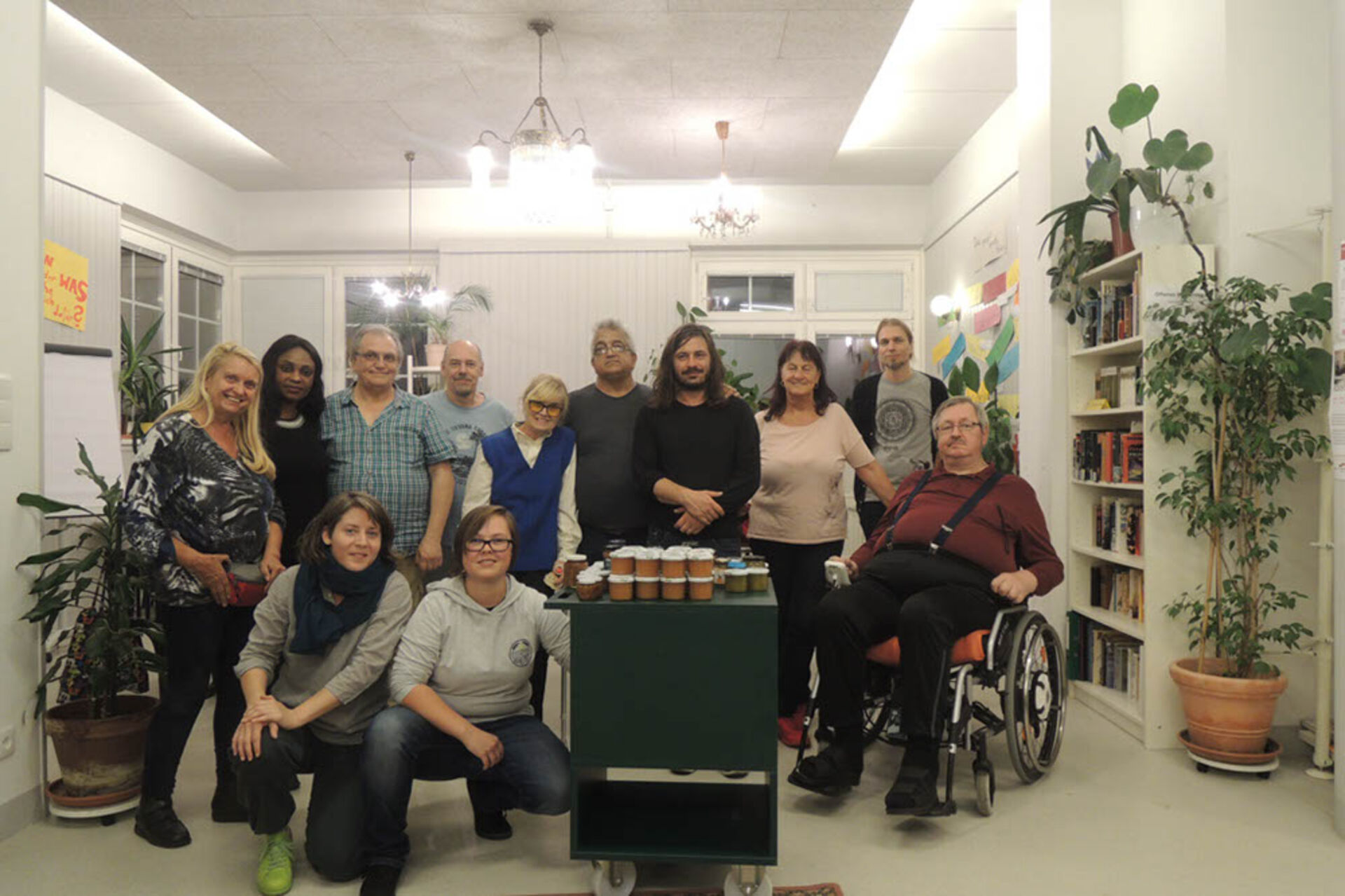 Ein Gruppenfoto der engagierten BewohnerInnen.