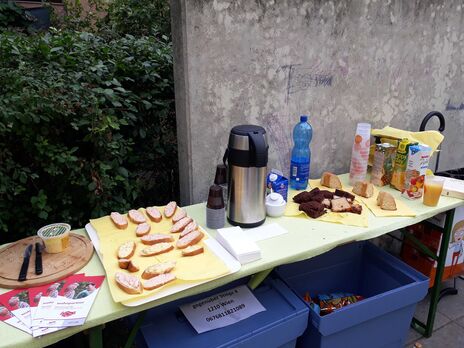 Köstliche Schmankerln für die TeilnehmerInnen des Nachbarschafts-Cafe