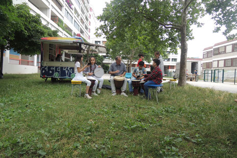 Musikalische Begleitung beim Kulturtag am Schöpfwerk