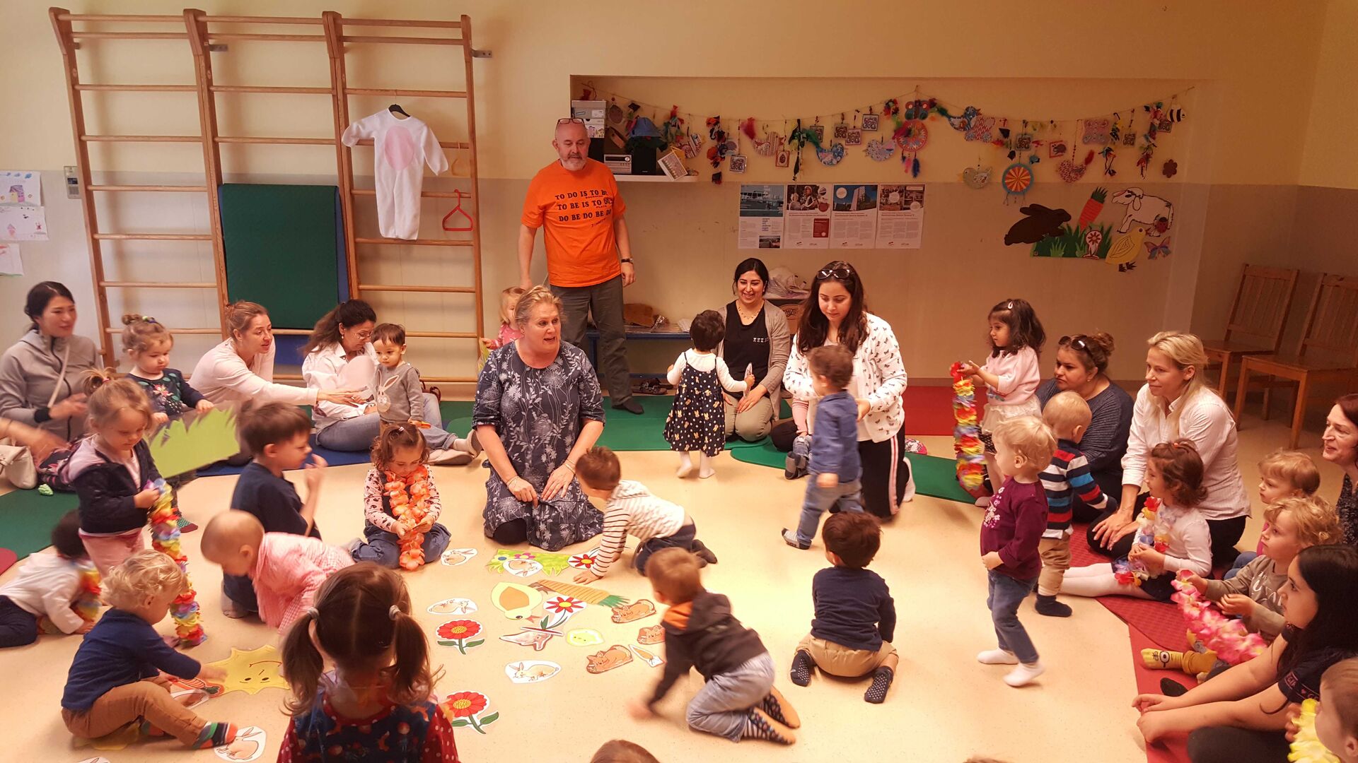 Zahlreiche kleine BesucherInnen beim Frühlingsfest