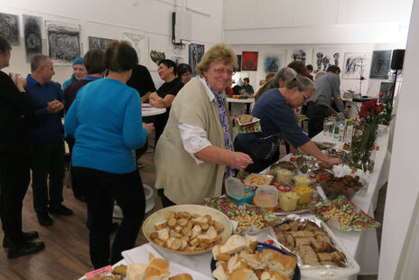 Buffet beim Jahresausklang