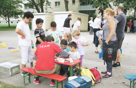 Auch die jüngsten BesucherInnen konnten sich über ein buntes Programm freuen