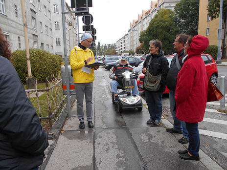 Stadtspaziergang in der Wiener Brigittenau.