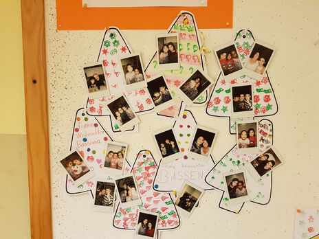 Fotocollage bei Kids Only-Jahresabschlussfeier im BewohnerInnen-Zentrum 