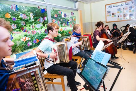 Musikalische Begleitung beim Sommerfest