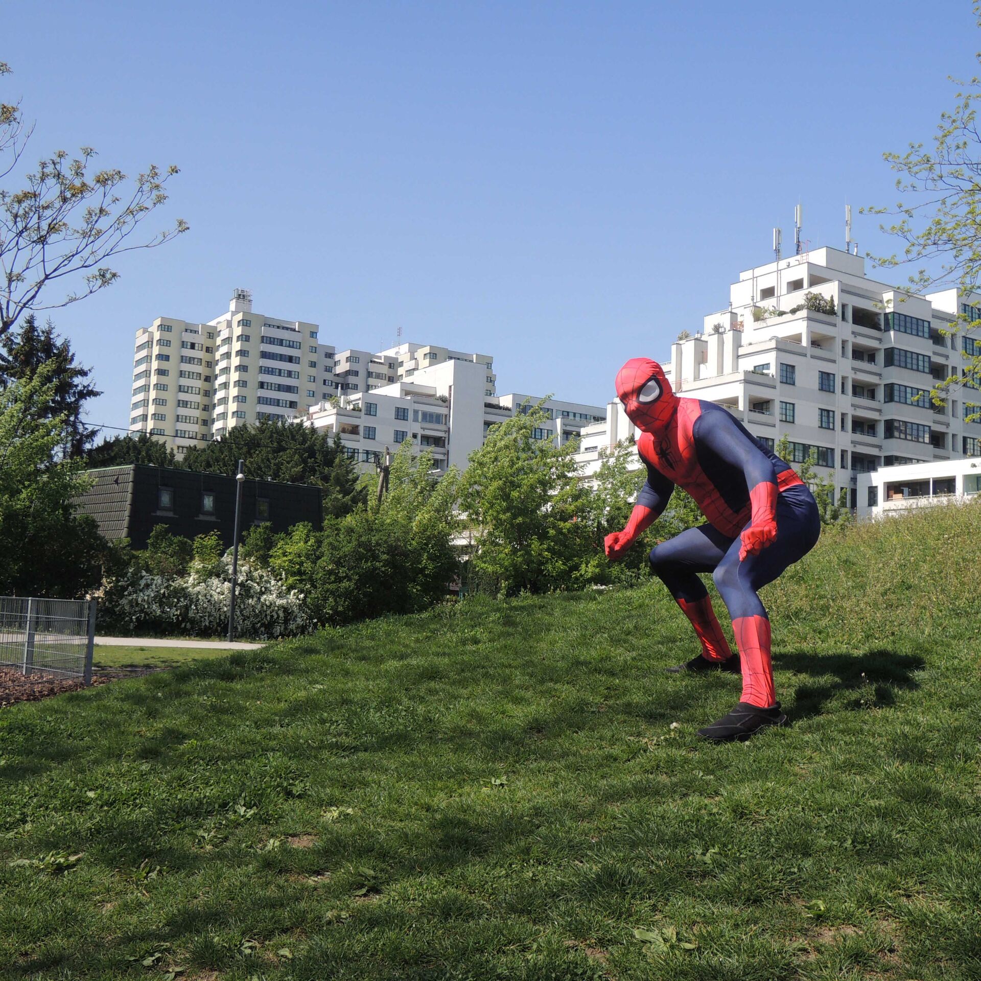 Spiderman am Schöpfwerk