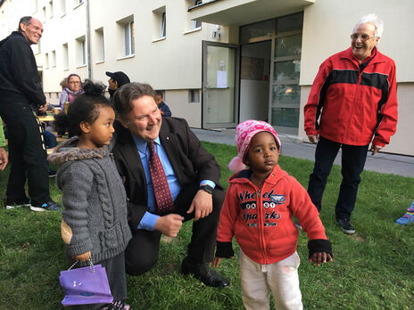 Stadtrat Ludwig war auch vor Ort.