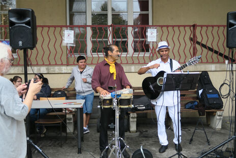 Musikalische Begleitung bei der Veranstaltung