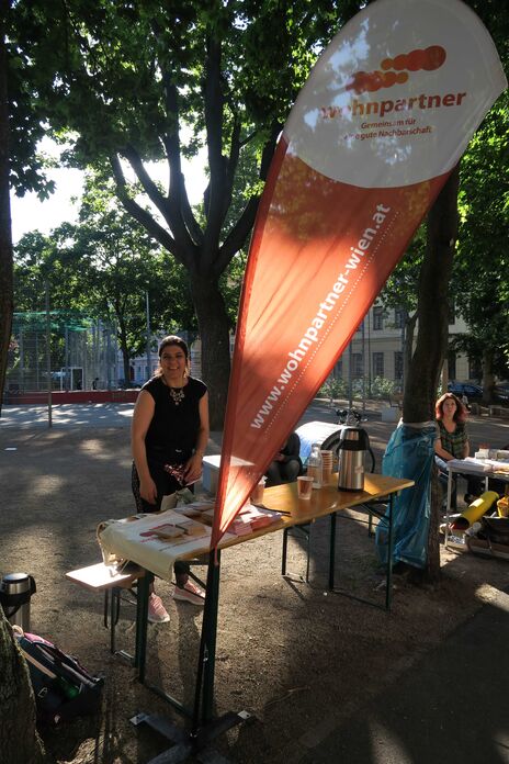 Auch wohnpartner war mit seinem Stand vor Ort