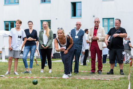 Sportlicher Ehrgeiz beim Boccia-Turnier