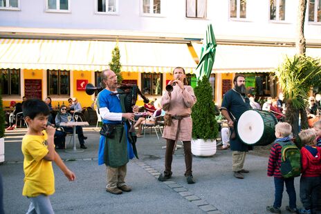 Musiker zu Gast beim Kürbisfest