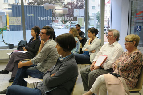 TeilnehmerInnen der Diskussion im Rahmen von SOHO in Ottakring