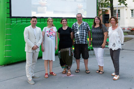 Diskussionsrunde mit wohnpartner, Regisseurin und MitervertreterInnen