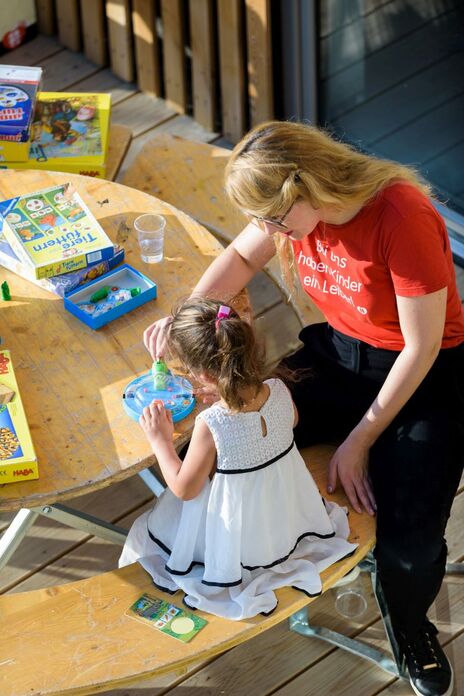 Programm auch für die Kleinsten beim Nachbarschaftsfest