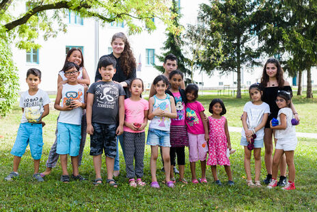 Das gesamte Kinderteam.